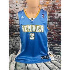 VTG Rare‎ Allen Iverson Denver Nuggets #3 Adidas NBA Jersey Mens XL Stitched